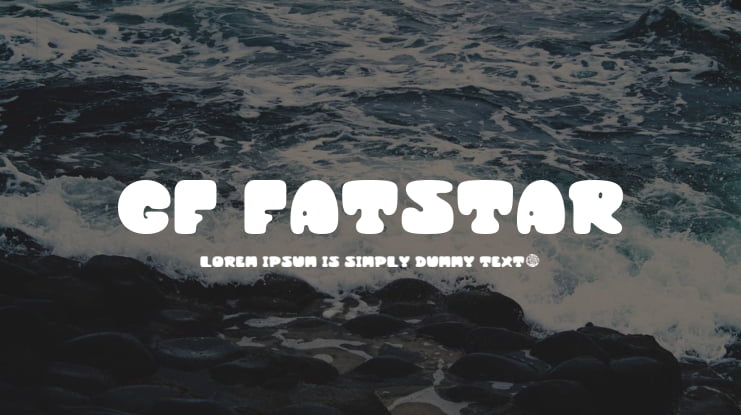 GF Fatstar Font