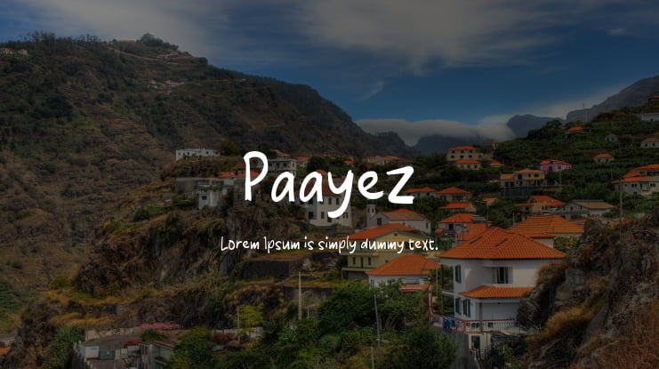 Paayez Font