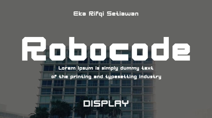 Robocode Font