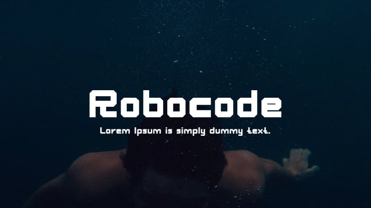 Robocode Font