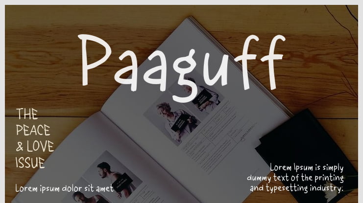 Paaguff Font