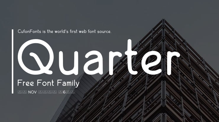 Quarter Free Font