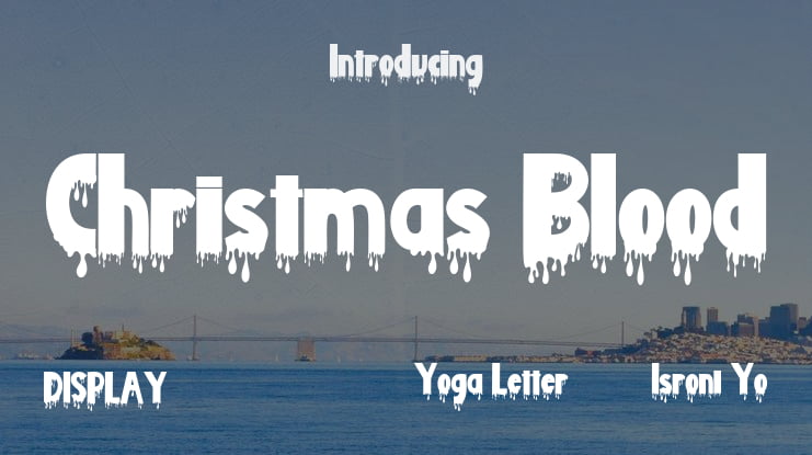 Christmas Blood Font