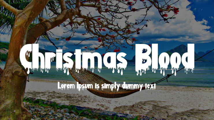 Christmas Blood Font