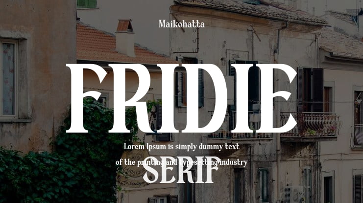 FRIDIE Font