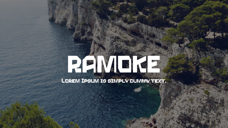 RAMOKE Font