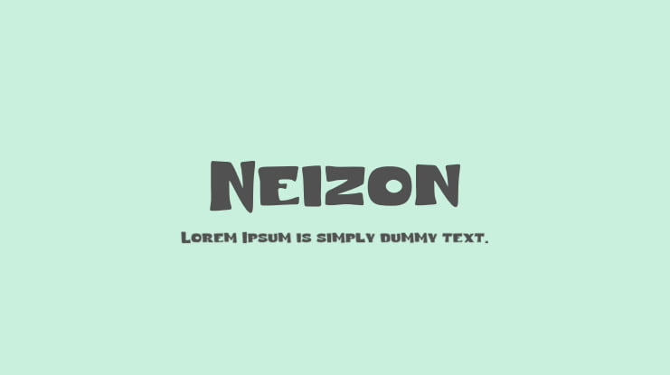 Neizon Font Family