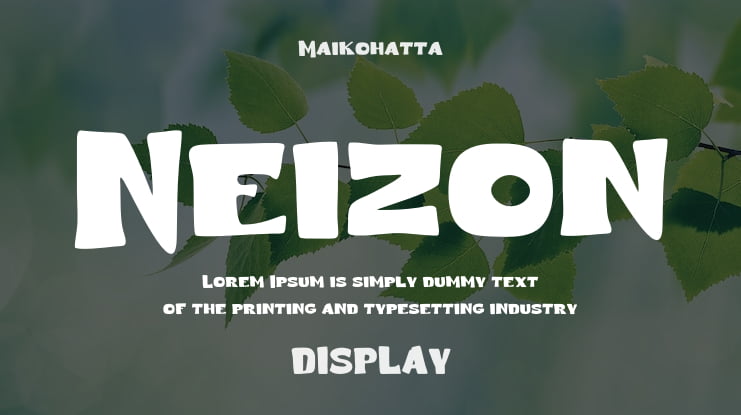 Neizon Font Family