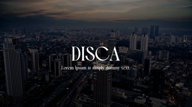 DISCA Font