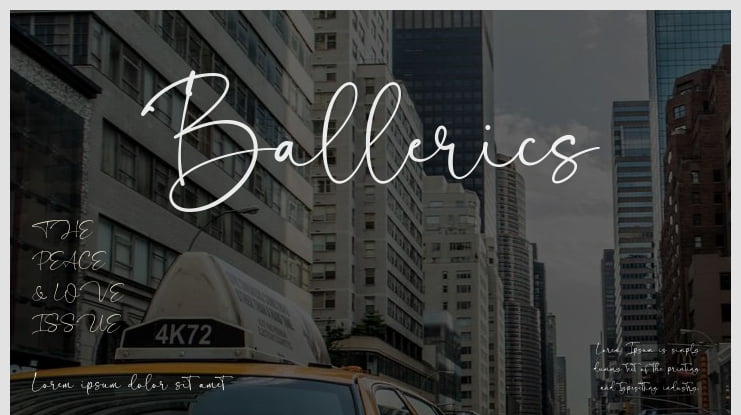 Ballerics Font