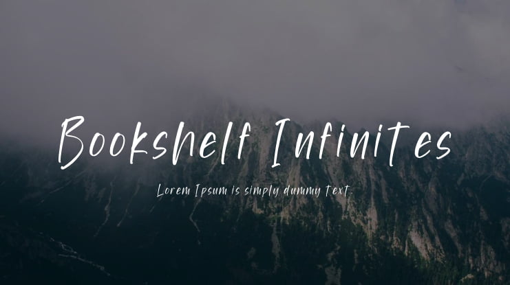 Bookshelf Infinites Font