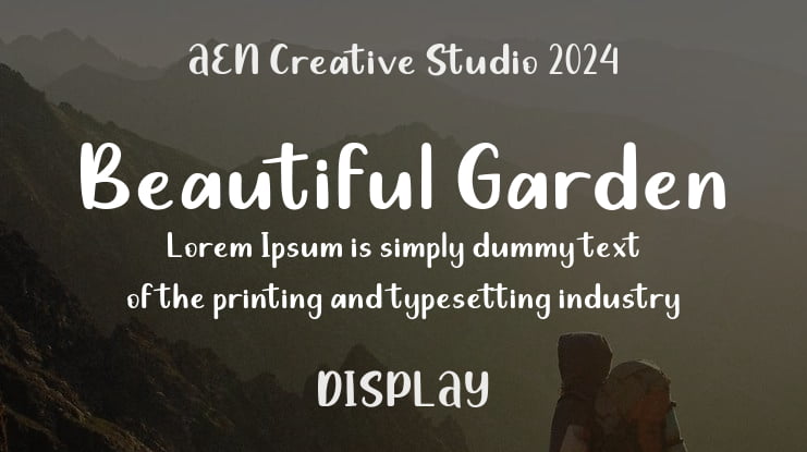 Beautiful Garden Font