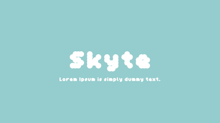 Skyte Font Family