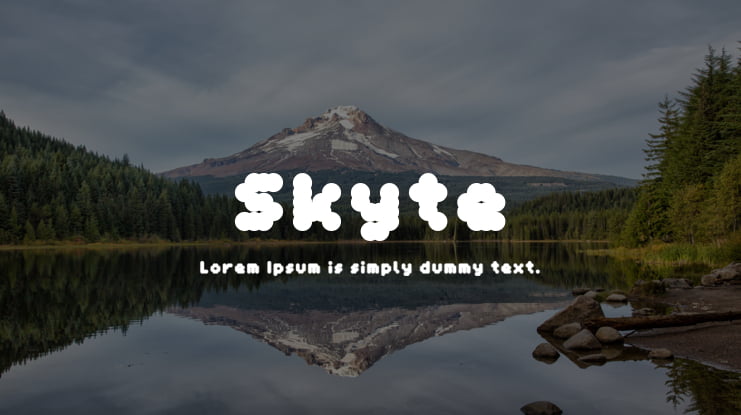 Skyte Font Family