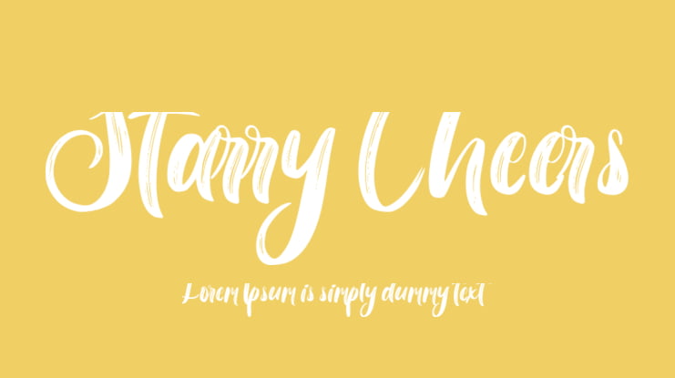 Starry Cheers Font