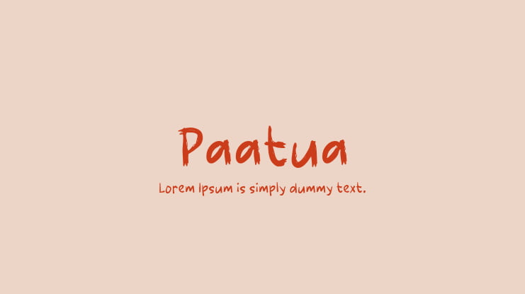 Paatua Font