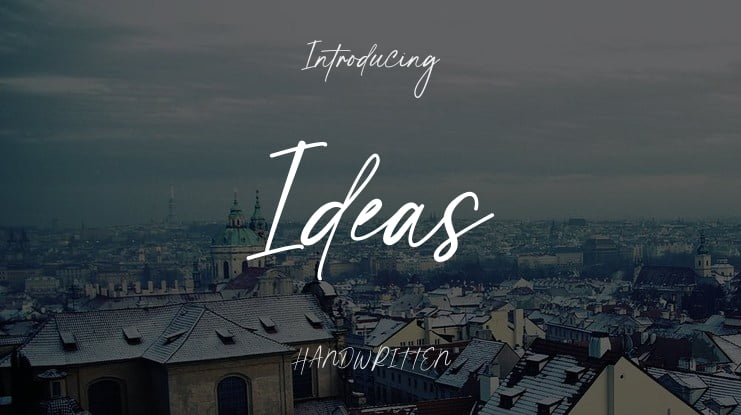 Ideas Font