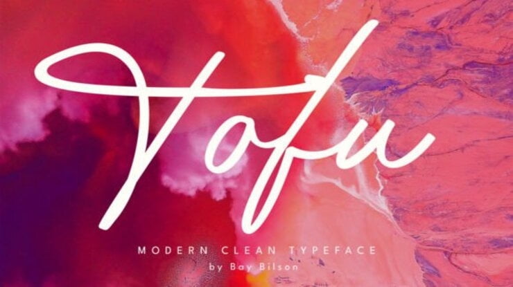 Tofu Signature Modern Font