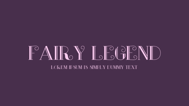 Fairy Legend Font