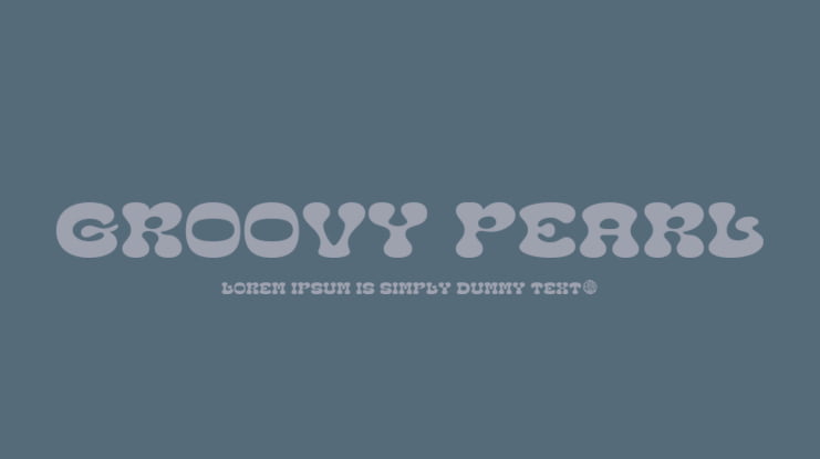 Groovy Pearl Font