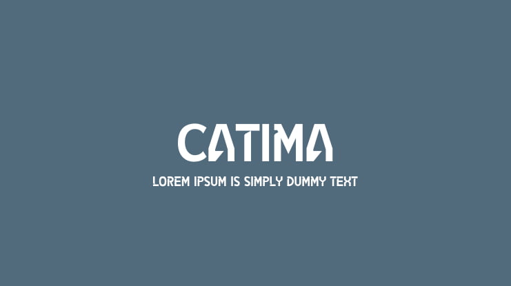 Catima Font