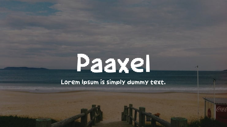 Paaxel Font