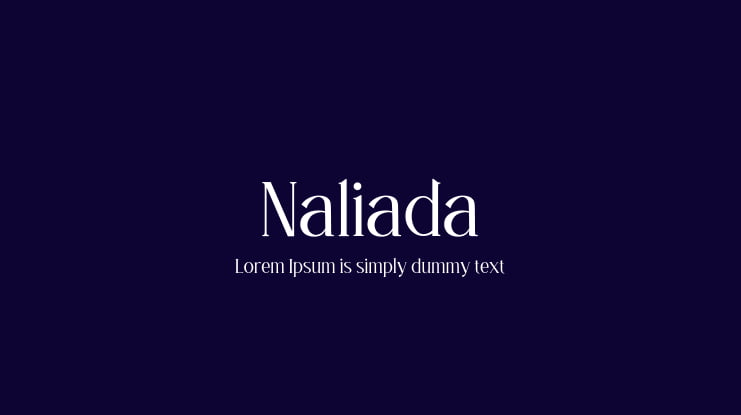 Naliada Font