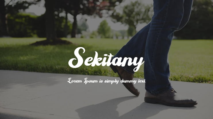 Sekitany Font