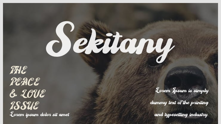 Sekitany Font