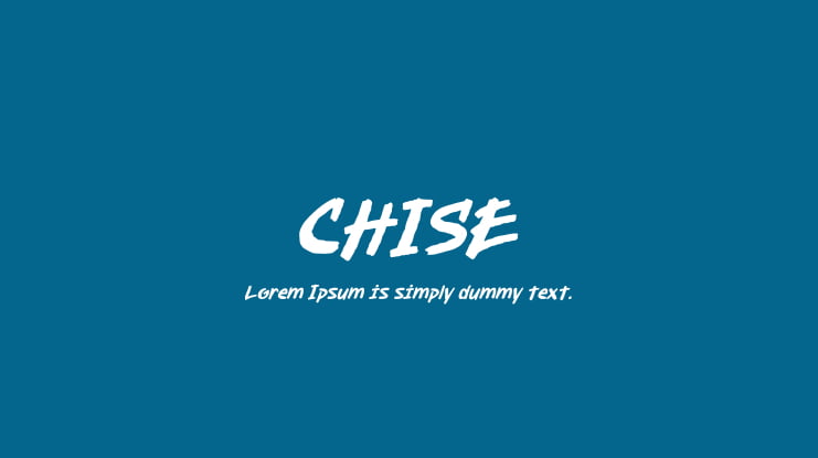 CHISE Font