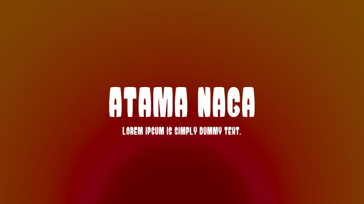 Atama Naga Font