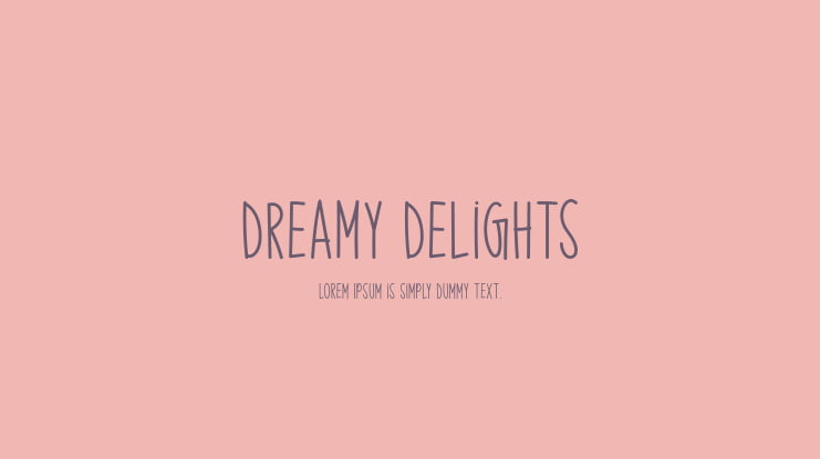 Dreamy Delights Font