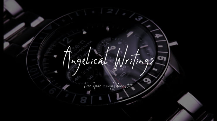 Angelical Writings Font