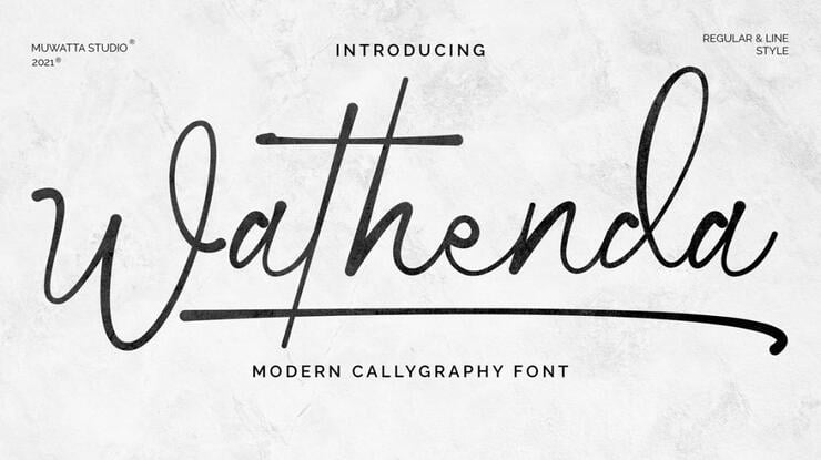 Wathenda Signature Font Family