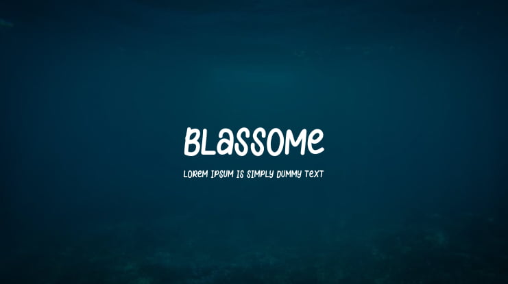 Blassome Font