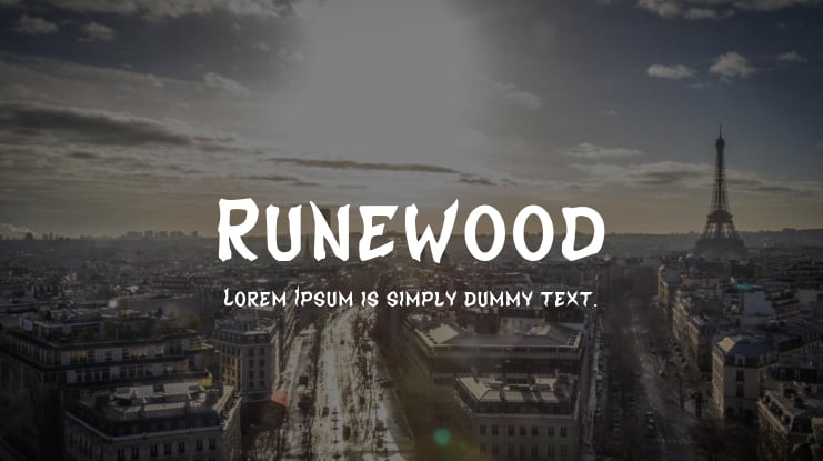 Runewood Font