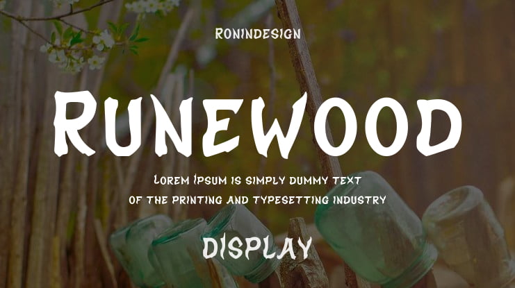 Runewood Font