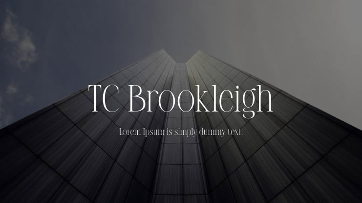 TC Brookleigh Font