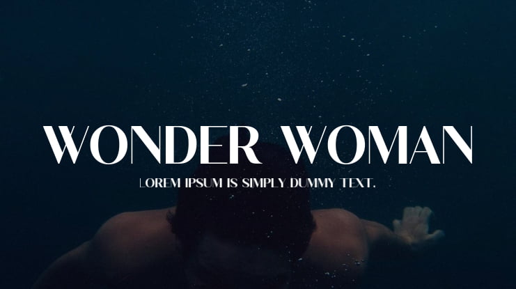 Wonder Woman Font