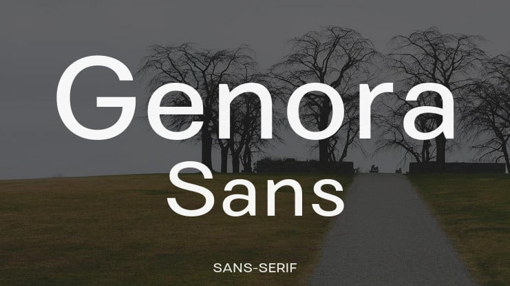 Genora Sans Font Family