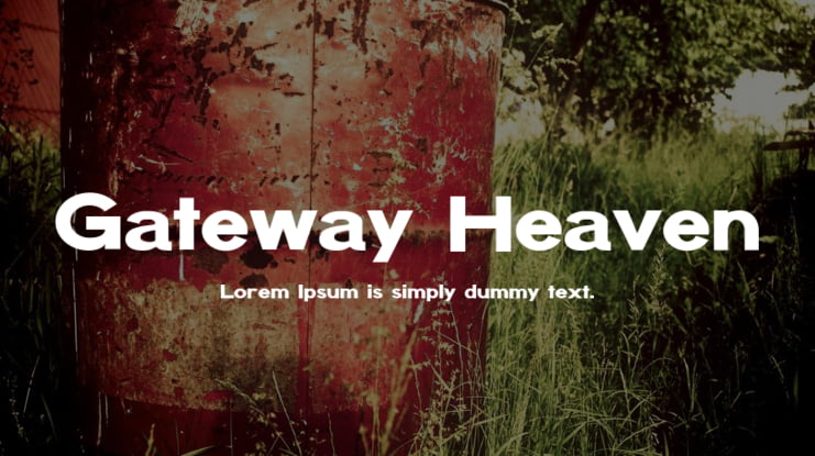 Gateway Heaven Font