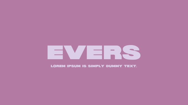 Evers Font