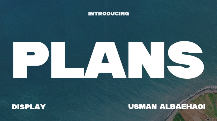 Plans Font