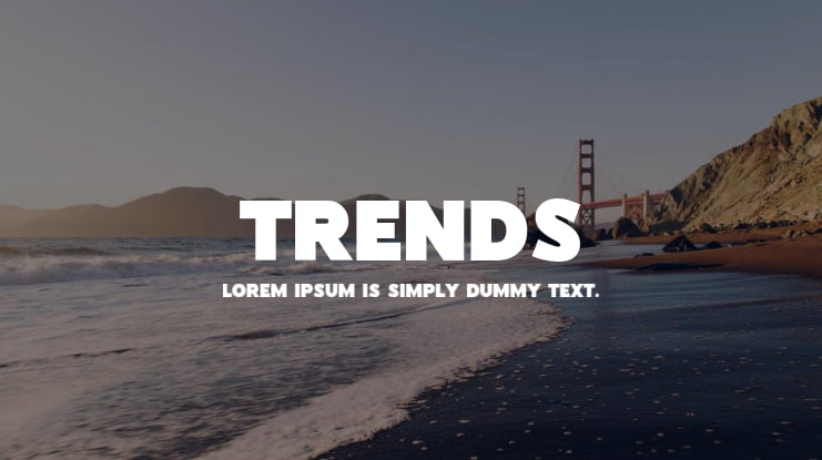 Trends Font