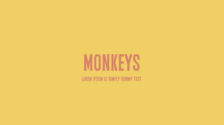 Monkeys Font