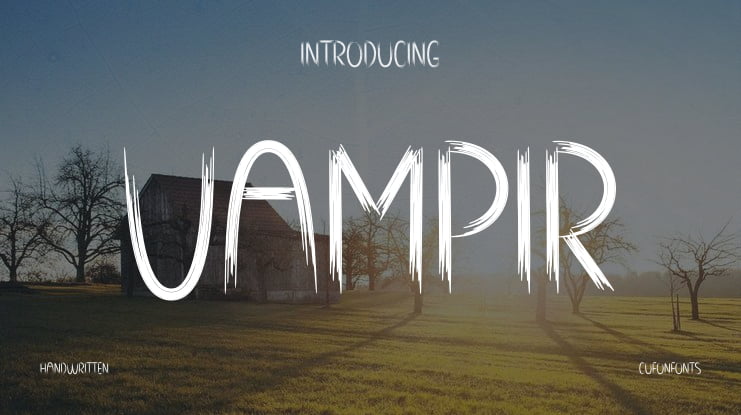 Vampir Font