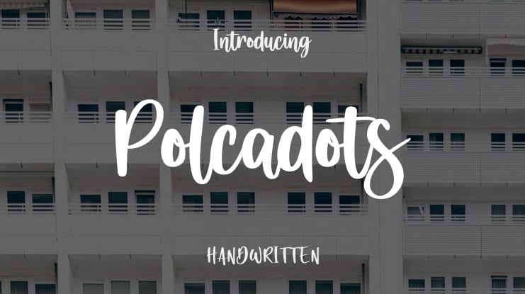 Polcadots Font