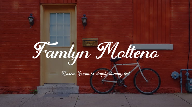 Famlyn Molteno Font