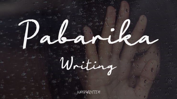 Pabarika Writing Font