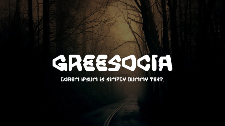 Greesocia Font